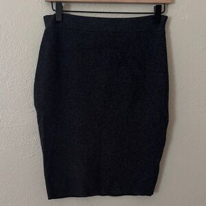 Eileen Fisher Pull On Stretch Skirt, Small, Gray